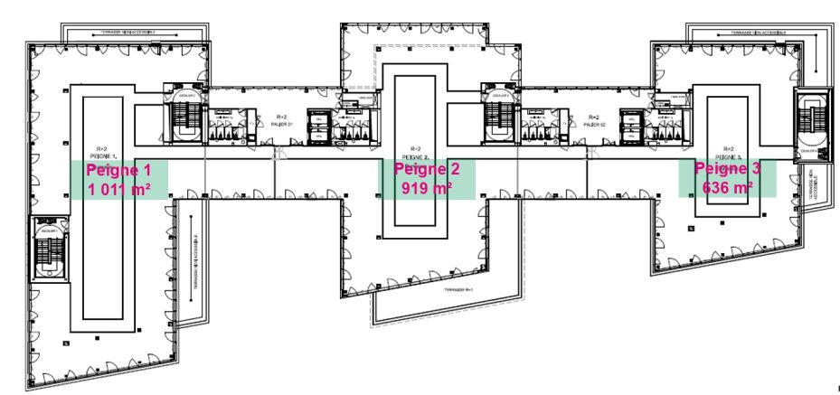 Bureau Villeurbanne 1646m² Location bureau Villeurbanne Rhône OLBUR2109056 14